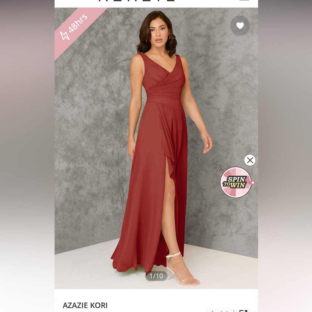 AZAZIE KORI A10
A-Line Pleated Chiffon Floor-Length Dress